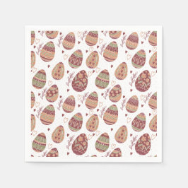 Dekorativa Påskägg Mönster | Pappersservett
