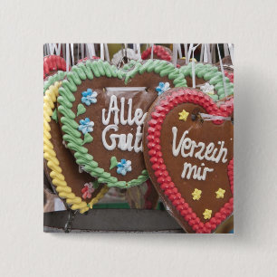 Dekorativa pepparkaksgottisar knapp