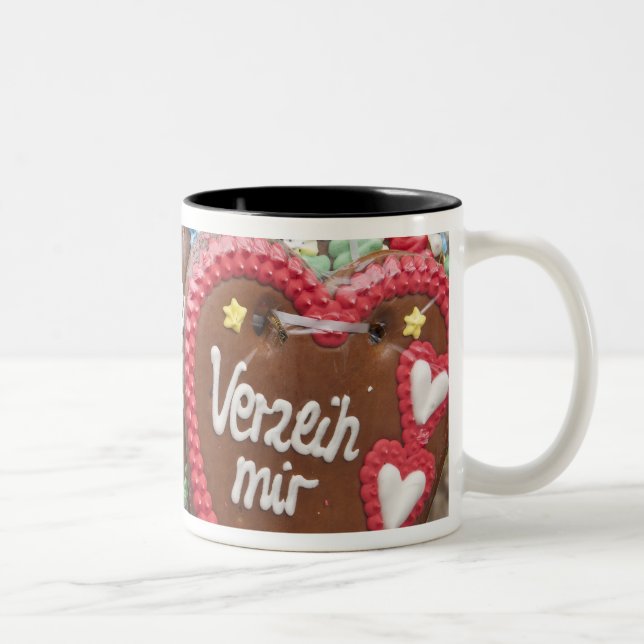 Dekorativa pepparkaksgottisar Två-Tonad mugg (Höger)