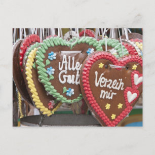 Dekorativa pepparkaksgottisar vykort