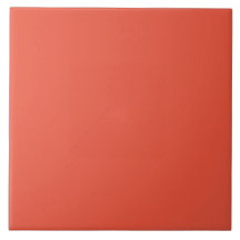 Dekorativa plattor - Orange Red Tile - keramiska p