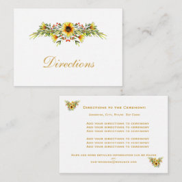 Dekorativa sommarblommor Bröllop Tilläggskort