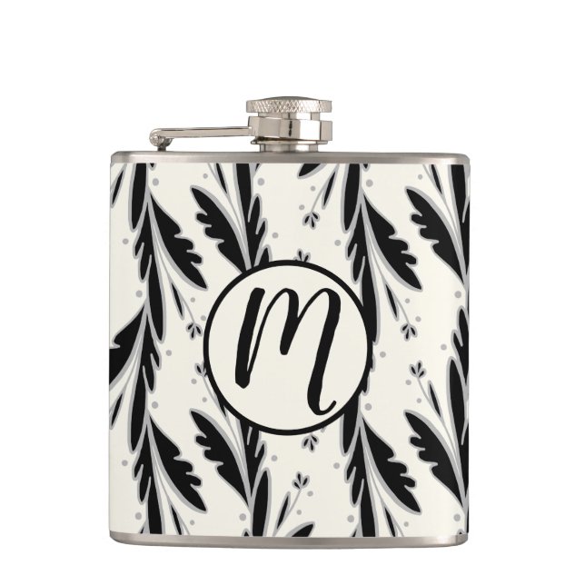 Dekorativa svarta vacciner Mönster Fickplunta (Framsidan)