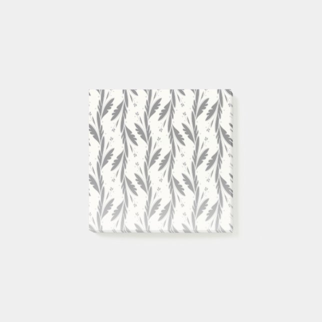 Dekorativa svarta vacciner Mönster Post-it Block (Framsida)