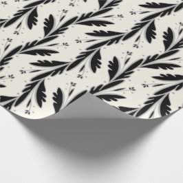 Dekorativa svarta vacciner Mönster Presentpapper