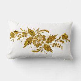 Dekoratives Muster mit Blumen und Blättern Lumbarkudde