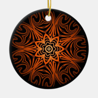 Dekorativt 2-tonkaleidoskop julgransprydnad keramik