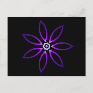 Dekorativt 2-tonkaleidoskop vykort