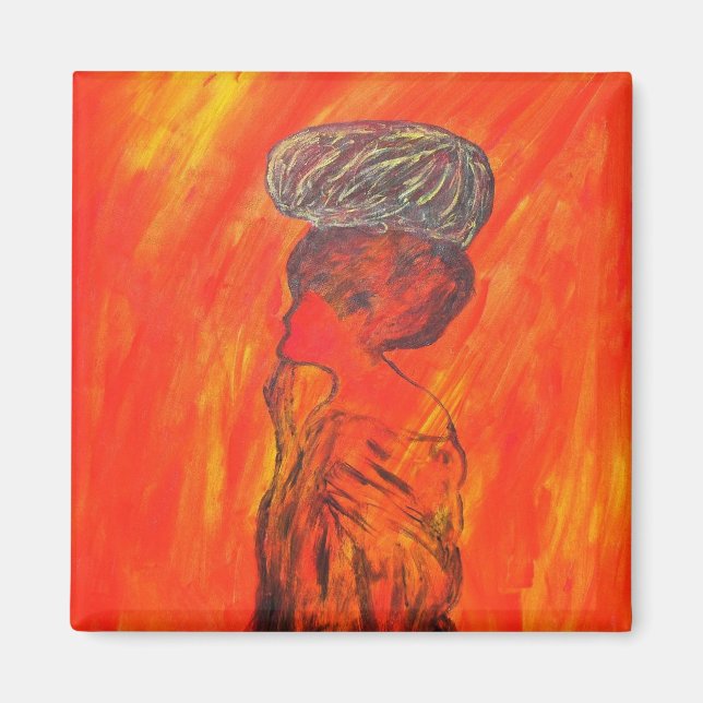 Dekorativt Art Magnet (Framsidan)