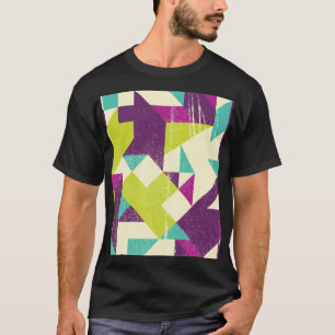 Dekorativt Brev: Handritad Mönster T Shirt