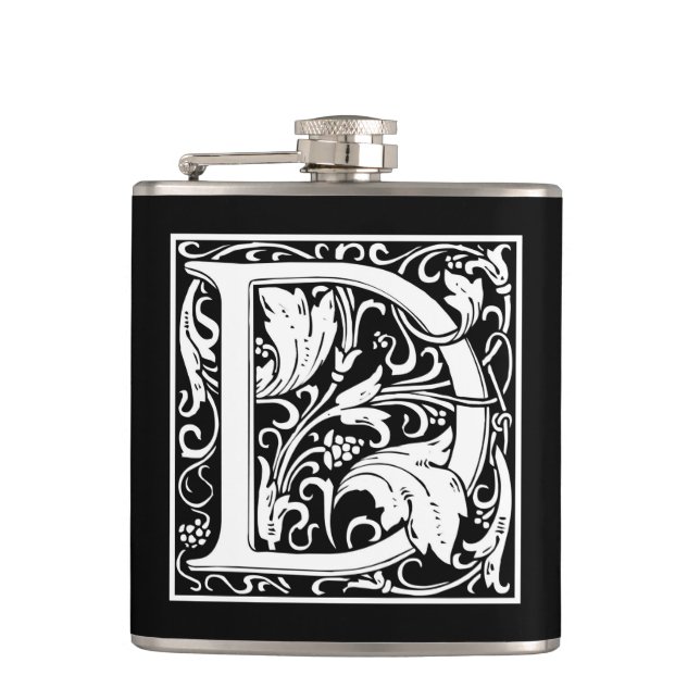 Dekorativt brev initialt "D", Fickplunta (Framsidan)