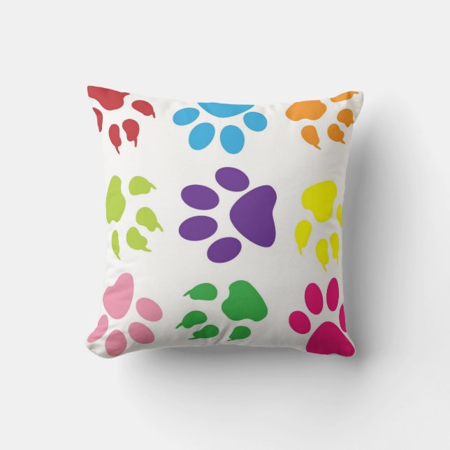 Dekorativt Djurpapp Skriv ut mönster hund kattsäll Kudde (Framsida)