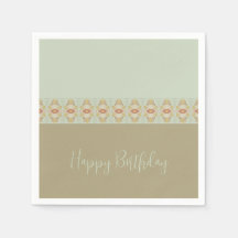 Dekorativt drabbad kalk och brun Mönster