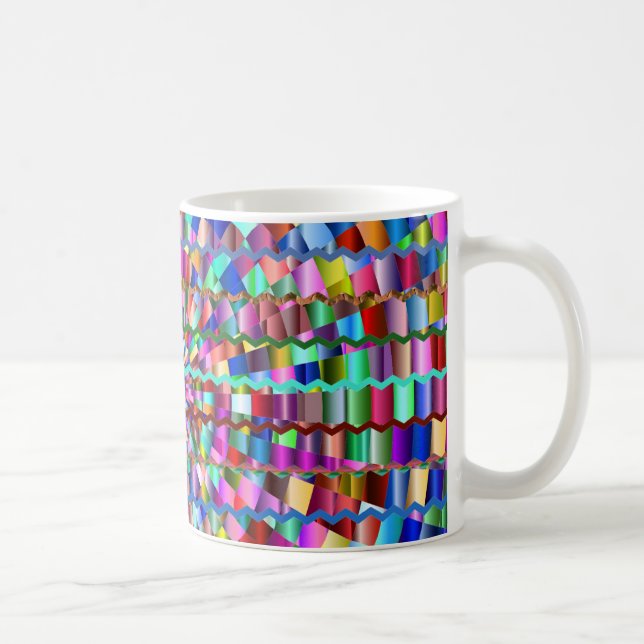 Dekorativt Färg Kaffemugg (Höger)