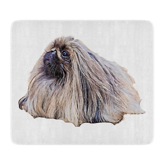 Dekorativt glas skärningspenna 6"x7" (Framsidan)