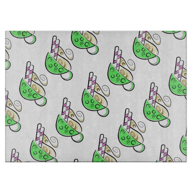 Dekorativt glas Skärpta/Hett Drick (Framsidan)