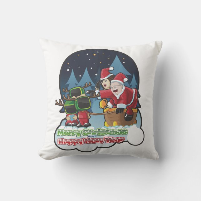 Dekorativt God jul Kudde (Framsida)