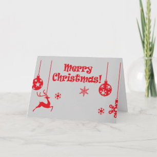 Dekorativt God jul-ornament Helgkort