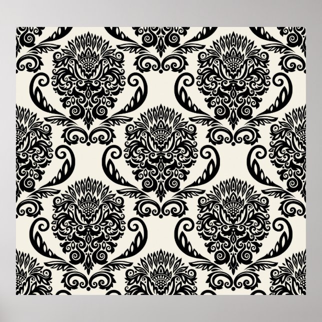 Dekorativt inslag, frihandsfärglöst teckning. poster (Framsidan)