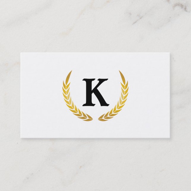 Dekorativt Inslag Visitkort (Framsida)