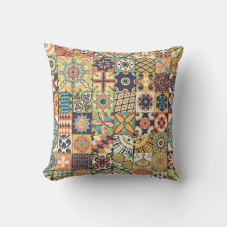 Dekorativt islam: Vintage Hand plockade. Kudde