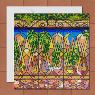 Dekorativt italienskt Garden Flat Card