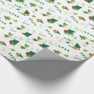 Dekorativt juldekoration Oranament Wrappape Presentpapper