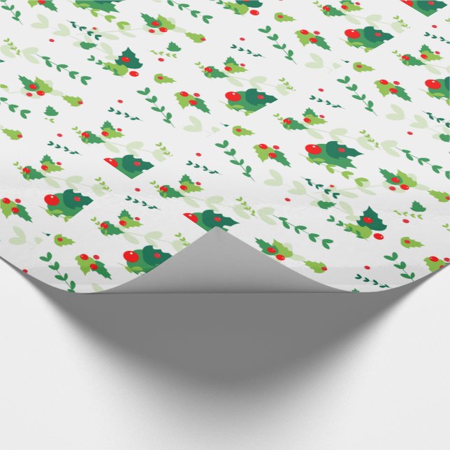 Dekorativt juldekoration Oranament Wrappape Presentpapper (Hörn)