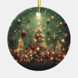 Dekorativt Julgranar Julgransprydnad Keramik