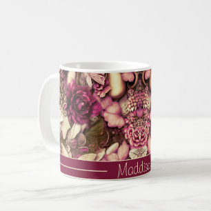Dekorativt kollage och Ro Kaffemugg
