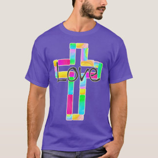 Dekorativt Kor med Kärlek T Shirt