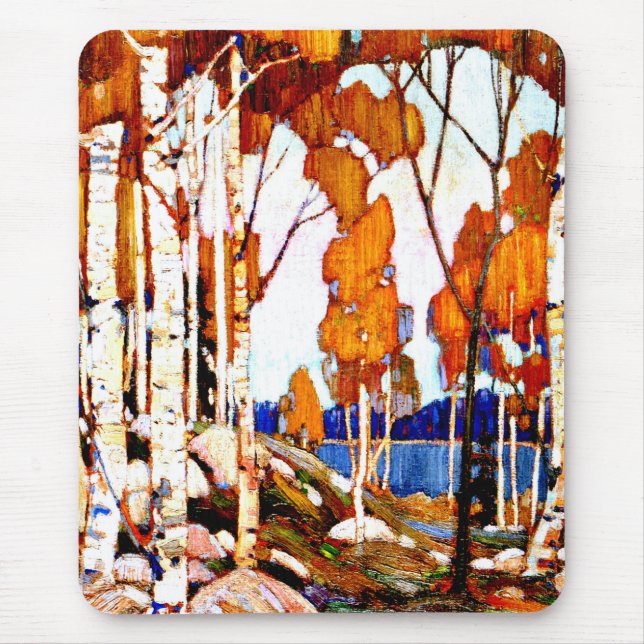 Dekorativt landskap av Tom Thomson Musmatta (Framsidan)