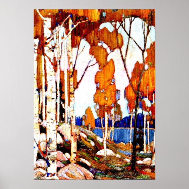 Dekorativt liggande av Tom Thomson Poster (Framsidan)