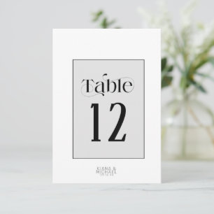 Dekorativt Modern Bröllop Menu ID887 Inbjudningar