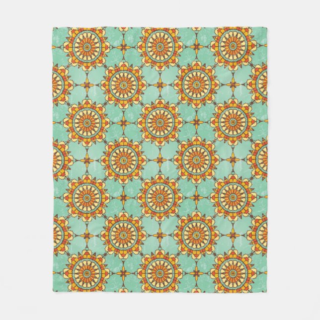 Dekorativt mönster fleecefilt (Framsidan)