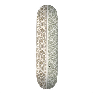 Dekorativt mönster mini skateboard bräda 18,7 cm