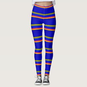 dekorativt motiv leggings