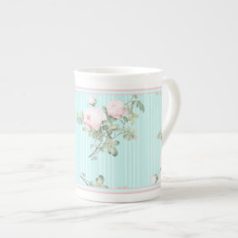 Dekorativt mugg china shabby chic ro benporslin mugg