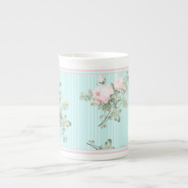 Dekorativt mugg china shabby chic ro benporslin mugg