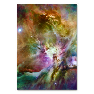 Dekorativt Orion Nebula Galaxy Space Photo Bordsnummer