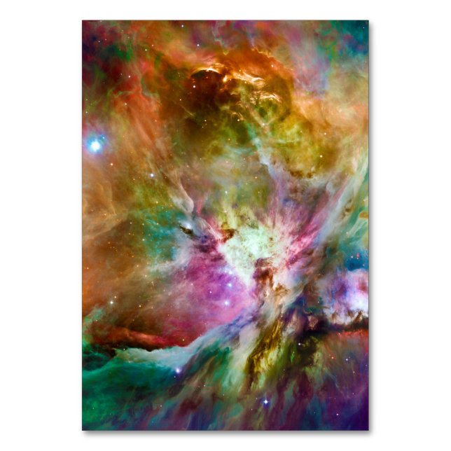 Dekorativt Orion Nebula Galaxy Space Photo Bordsnummer (Framsidan)