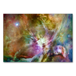Dekorativt Orion Nebula Galaxy Space Photo Bordsnummer