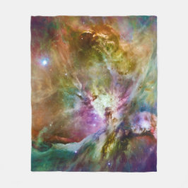 Dekorativt Orion Nebula Galaxy Space Photo Fleecefilt