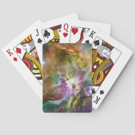 Dekorativt Orion Nebula Galaxy Space Photo Kortlek