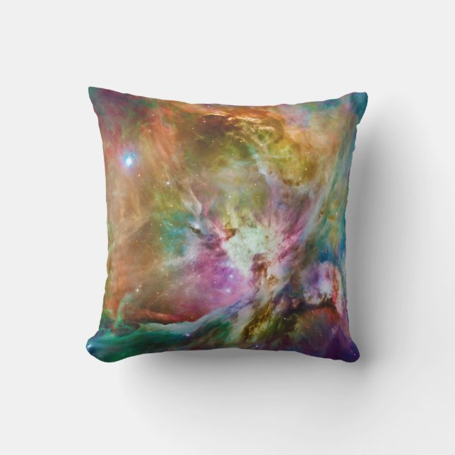 Dekorativt Orion Nebula Galaxy Space Photo Kudde (Framsida)