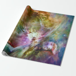 Dekorativt Orion Nebula Galaxy Space Photo Presentpapper
