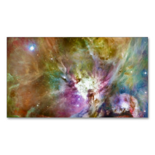 Dekorativt Orion Nebula Galaxy Space Photo Visitkortmagnet