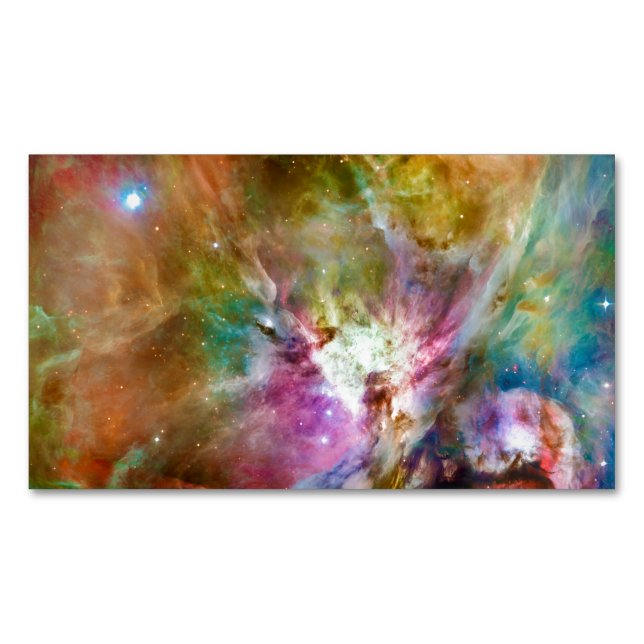 Dekorativt Orion Nebula Galaxy Space Photo Visitkortmagnet (Framsida)