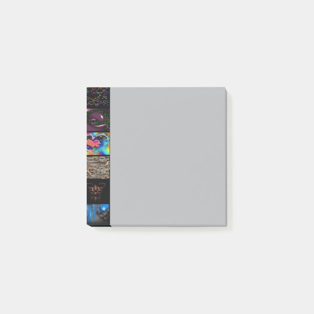 Dekorativt Popkonstsmönster  Post-it Block (Framsida)