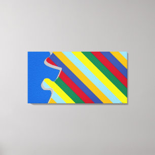 Dekorativt puzzle Biet Abstrakt Pop Art Canvas